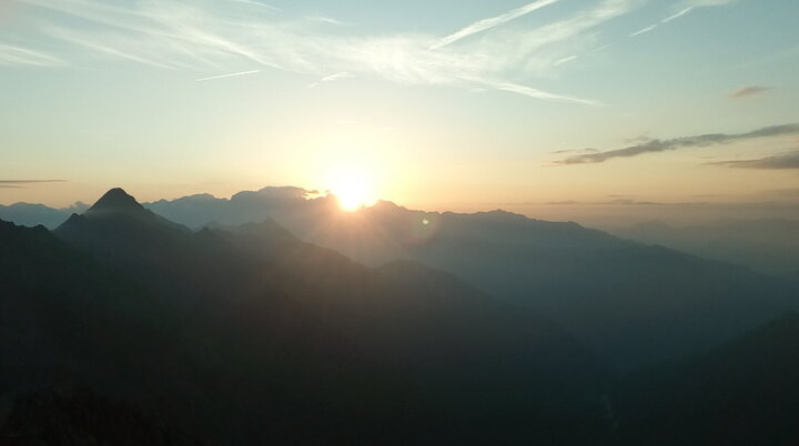 Sonnenuntergang am Rifugio Alto | © Peter Mandler